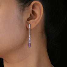 Ruby Teardrop Earrings
