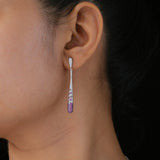 Ruby Teardrop Earrings