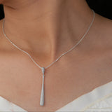 White Teardrop Pendant