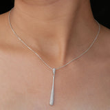 White Teardrop Pendant