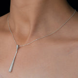 White Teardrop Pendant