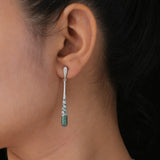 Emerald Teardrop Earrings