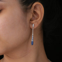Sapphire Blue Teardrop Earrings