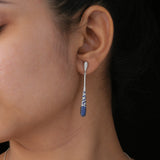 Sapphire Blue Teardrop Earrings