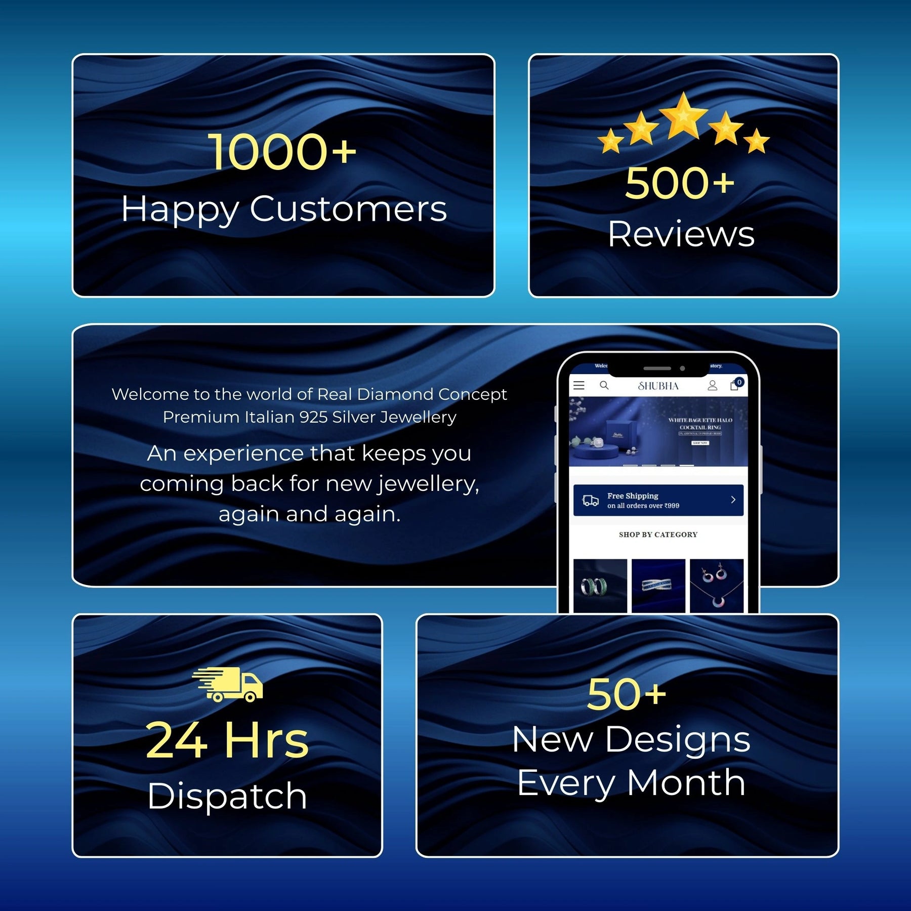 Sapphire Pavé Huggie Square Hoop Earrings
