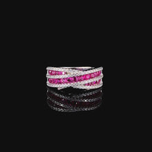 Ruby Criss Cross Ring