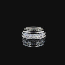 Cushion Cut White Band