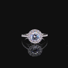 Radiant Bloom Halo Ring