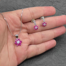 Ruby Blossom Floral Set