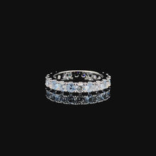 Aqua Eternity Ring Band