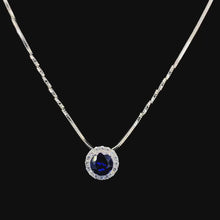 Sapphire Radiance Pendant